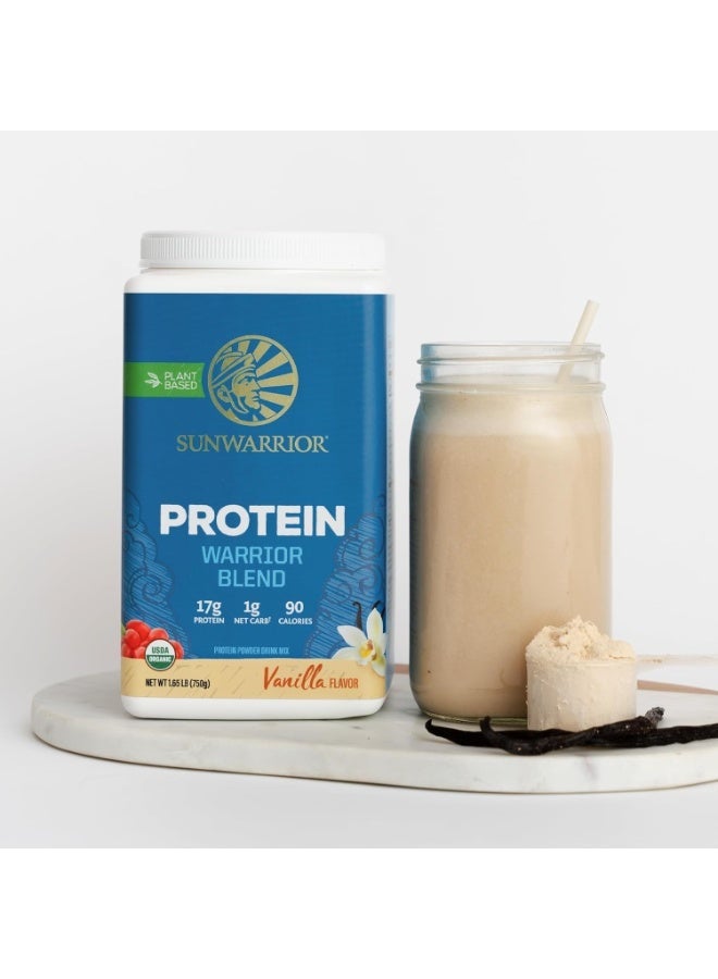 Sunwarrior Blend High Performance Plant Based Keto Friendly Vegan Organic Protein Powder Vanilla 750 G - Image 5